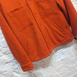 PERCIVAL
ORANGE FLEECE UTILITY SHIRT JACKET