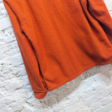 PERCIVAL
ORANGE FLEECE UTILITY SHIRT JACKET