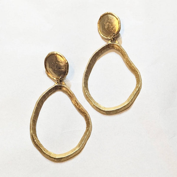 EDOUARD RAMBAUD
GOLD CLIP EARRINGS ORGANIC LOOP