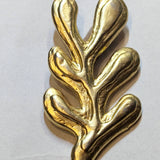 EDOUARD RAMBAUD 
GOLD SEAWEED BROACH