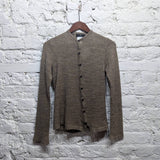 YOHJI YAMAMOTO 
Y'S BEIGE KNIT CARDIGAN