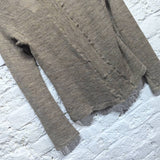 YOHJI YAMAMOTO 
Y'S BEIGE KNIT CARDIGAN