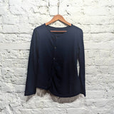 YOHJI YAMAMOTO 
Y'S NAVY KNIT CARDIGAN