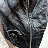 VINTAGE 
HANDMADE ONE OF A KIND LEATHER GILET