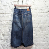 JUNYA WATANABE 
AD 2009 DENIM RECONSTRUCTED JEANS SKIRT