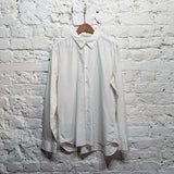 JIL SANDER
WHITE COTTON SHIRT 
SIZE M / 15.5CM