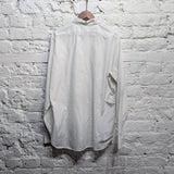 JIL SANDER
WHITE COTTON SHIRT 
SIZE M / 15.5CM