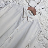 JIL SANDER
WHITE COTTON SHIRT 
SIZE M / 15.5CM