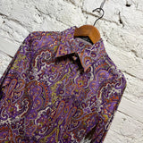 ETRO 
PURPLE PAISLEY PRINT SHIRT