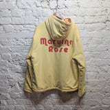 MARTINE ROSE
YELLOW CLOWN 'PROMISING BRITAIN' REVERSIBLE HOODIE