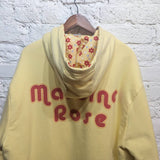 MARTINE ROSE
YELLOW CLOWN 'PROMISING BRITAIN' REVERSIBLE HOODIE