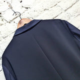 JIL SANDER
NAVY MINIMAL UNLINED JACKET