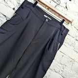 KIKO KOSTADINOV
BLACK SIDE ZIP TROUSERS