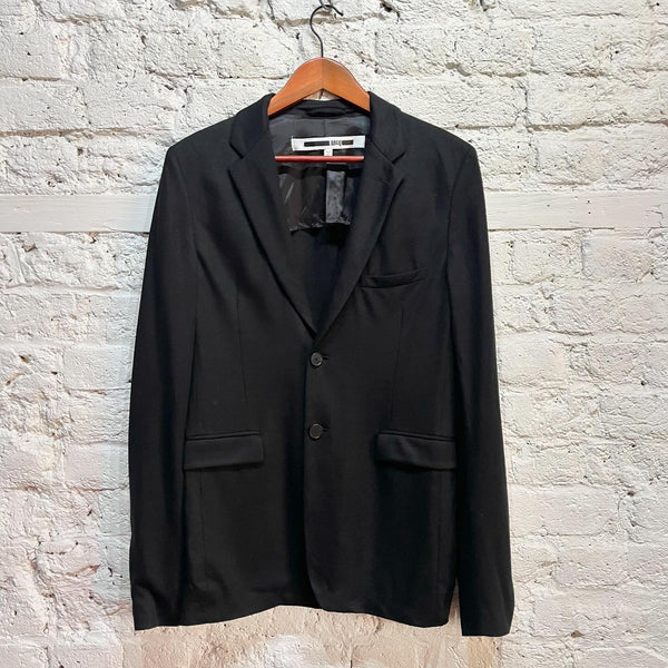 ALEXANDER MCQUEEN 
MCQ 
BLACK SUMMER BLAZER