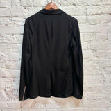 ALEXANDER MCQUEEN 
MCQ 
BLACK SUMMER BLAZER