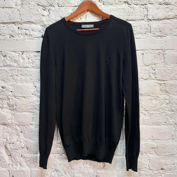 ALEXANDER MCQUEEN 
MCQ 
BLACK CREW NECK JUMPER