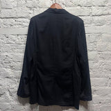 DRIES VAN NOTEN
UNLINED NAVY COTTON JACKET