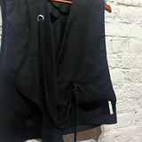 JW ANDERSON 
BLACK WAISTCOAT SAMPLE