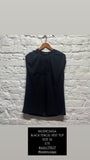 BALENCIAGA BLACK TENCEL VEST TOP