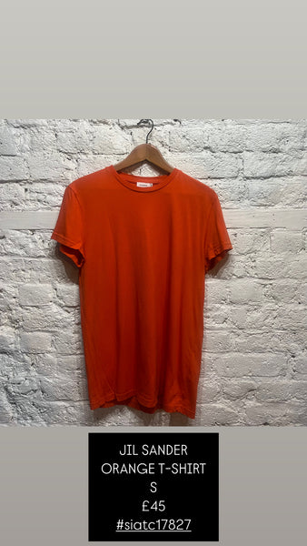 JIL SANDER 
ORANGE T-SHIRT