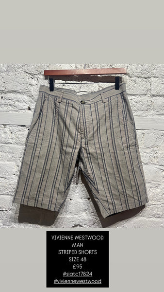 VIVIENNE WESTWOOD MAN STRIPED SHORTS