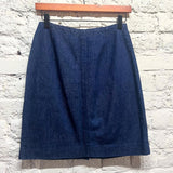 SANDRO 
DENIM SKIRT BUTTON FRONT