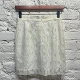 DOLCE AND GABBANA
D&G
WHITE LACE SKIRT