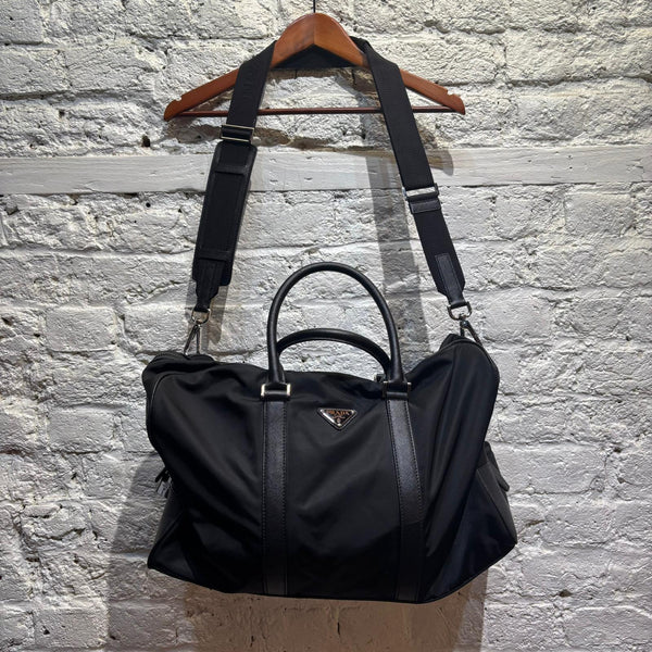 PRADA WEEKEND BLACK NYLON BAG