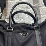 PRADA WEEKEND BLACK NYLON BAG