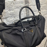 PRADA WEEKEND BLACK NYLON BAG