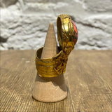 YVES SAINT LAURENT CORAL COCKTAIL RING