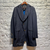 VIVIENNE WESTWOOD MAN NAVY NYLON DRUNKEN JACKET