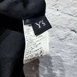 YOHJI YAMAMOTO Y’S BLACK WOOL/CUPRO DRESS