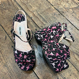 MIU MIU
PINK/BLACK FLORAL