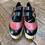 MARNI
DOUBLE STRAP PLATFORM SHOES