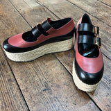 MARNI
DOUBLE STRAP PLATFORM SHOES