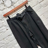 GRAMICCI 
BLACK COTTON TROUSERS