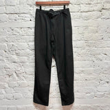 GRAMICCI 
BLACK COTTON TROUSERS