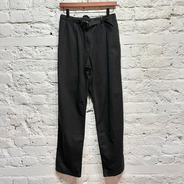 GRAMICCI 
BLACK COTTON TROUSERS