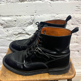 CHURCH’S
BLACK LACE & BUCKLE NAOMIE  BOOTS
SIZE 41/8UK WOMENS