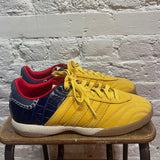 WALES BONNER X ADIDAS 
YELLOW SUEDE SAMBAS 
SIZE 9.5 UK