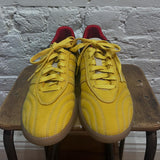 WALES BONNER X ADIDAS 
YELLOW SUEDE SAMBAS 
SIZE 9.5 UK