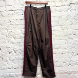 WALES BONNER x ADIDAS
DARK BROWN/RED NYLON TRACK PANTS
L