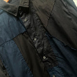 ALEXANDER MCQUEEN
MCQ NAVY/BLACK PATCHWORK SHIRT