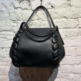 AT-KOLLEKTIVE x NATASHA RAMSEY-LEVI BLACK LEATHER HANDBAG