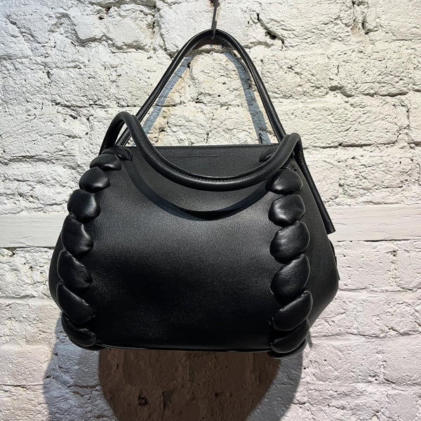 AT-KOLLEKTIVE x NATASHA RAMSEY-LEVI BLACK LEATHER HANDBAG