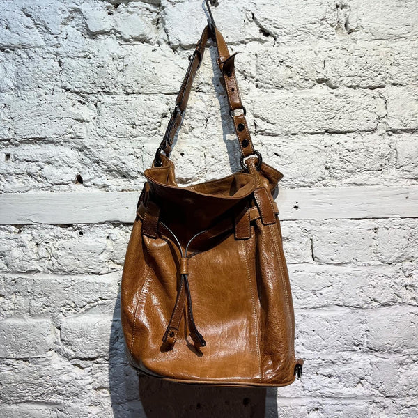 COCCINELLE BROWN LEATHER BAG