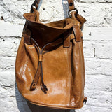 COCCINELLE BROWN LEATHER BAG