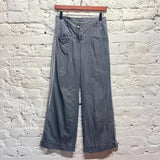 COP 
COTTON WIDE LEG GREY TROUSERS