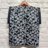 TOGA ARCHIVES 
BLACK/WHITE/GREEN PATTERN TOP